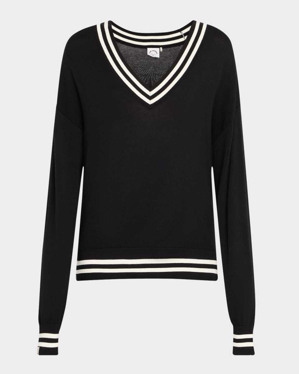 Duet V-Neck Knit Sweat